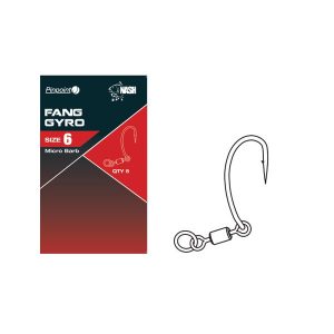 NASH Pinpoint Twister Fang Gyro Size 8 Micro Barbed