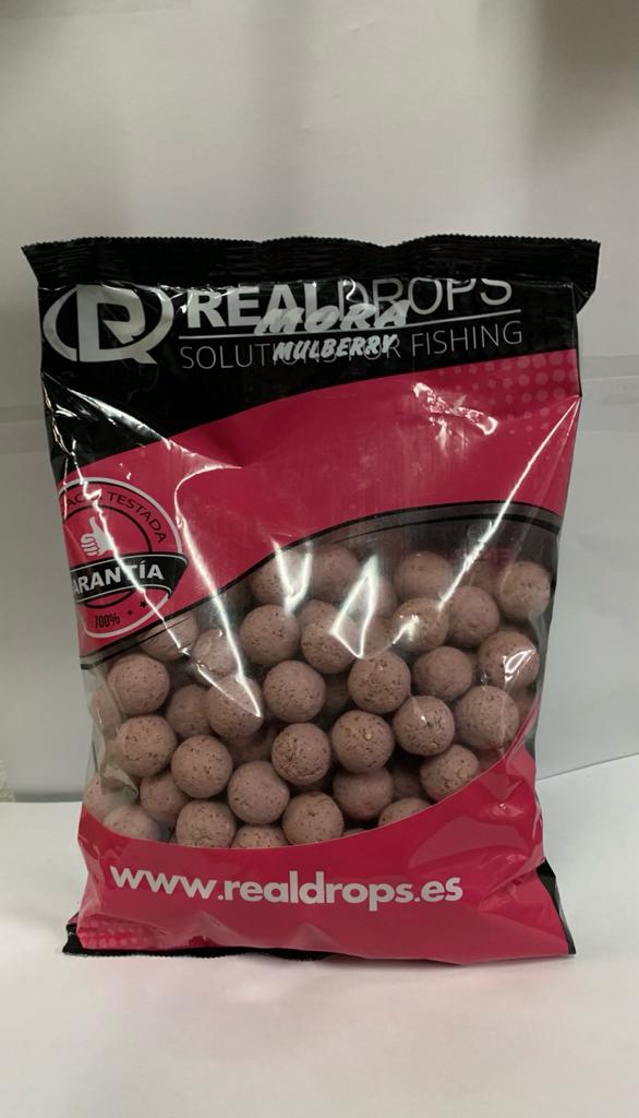 REAL DROPS Boilies Sweet Mora (Mulberry) 1kg 20mm
