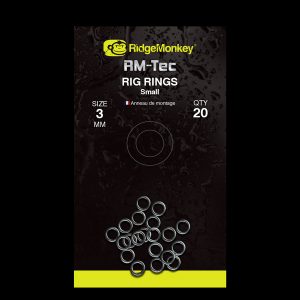 RIDGE MONKEY Rig Ring extra pequeños 2.5mm