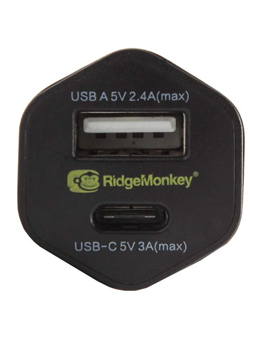 RIDGE MONKEY Adaptador de cargador de coche Vault 15W USB-C - Imagen 2