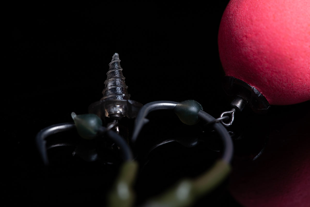 RIDGE MONKEY RM-Tec Hook Ring Bait Screws Small 5un - Imagen 2