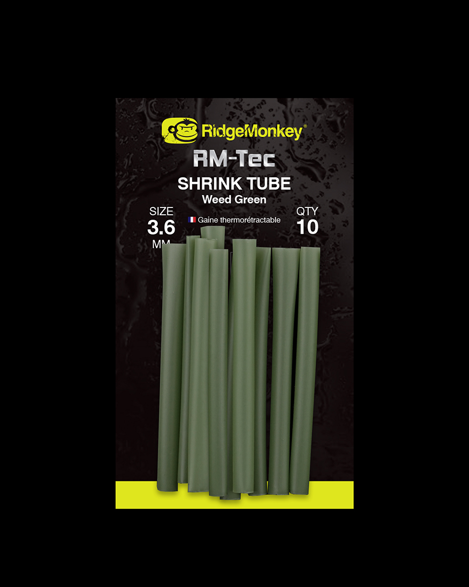 RIDGE MONKEY RM-Tec Shrink TUBE Weed Green 2.4MM