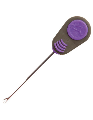 KORDA Fine Lach Needle 7cm Purple Handle (aguja especial Boilie blando, pellet, maíz)