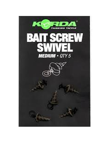 KORDA Micro Ring Swivel Bait Screw Medium
