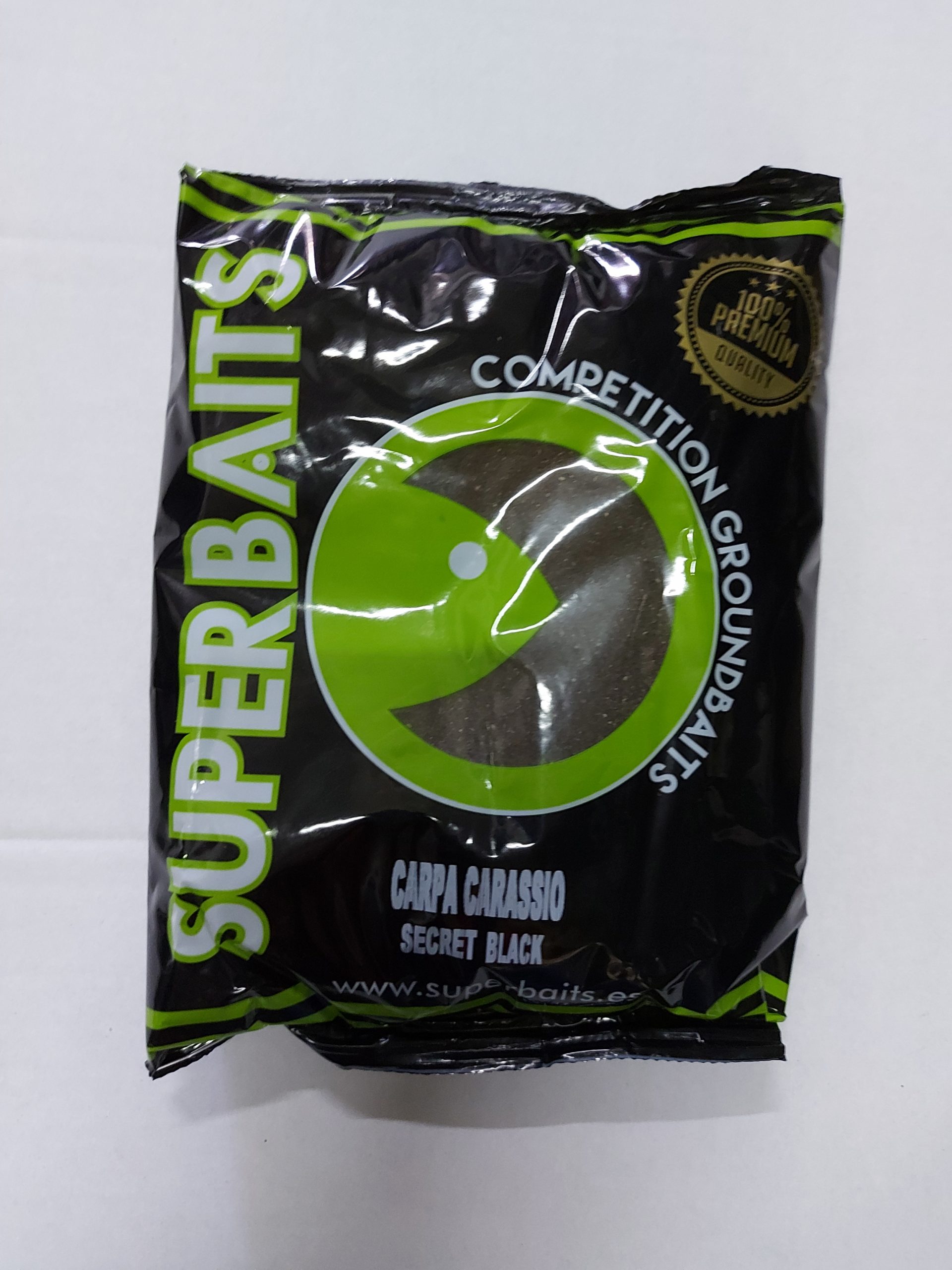 SUPERBAITS ENGODO Carpa Carassio Secret Black 1kg