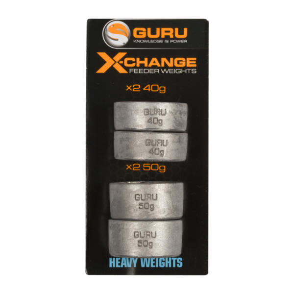 GURU X Change Feeder Weights 40gr+50gr