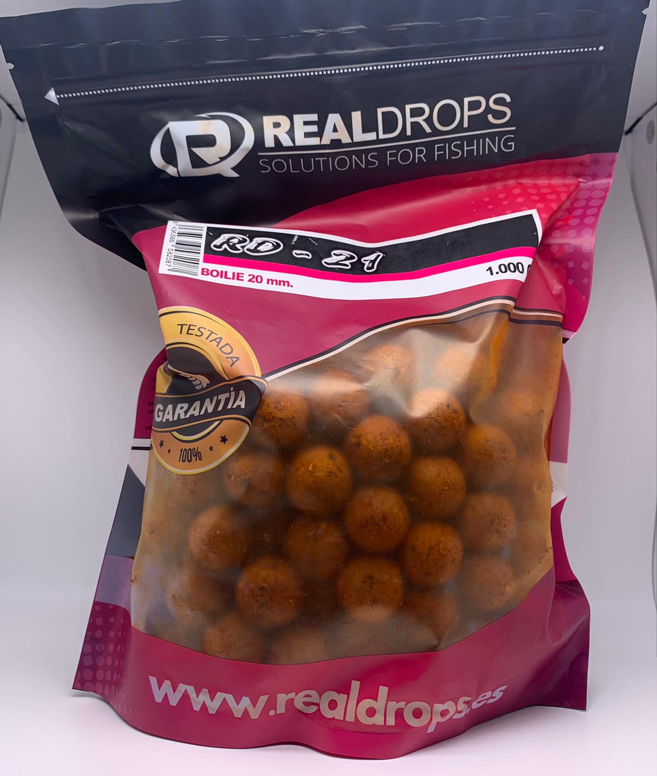 REAL DROPS Boilies RD 21 20mm 1kg