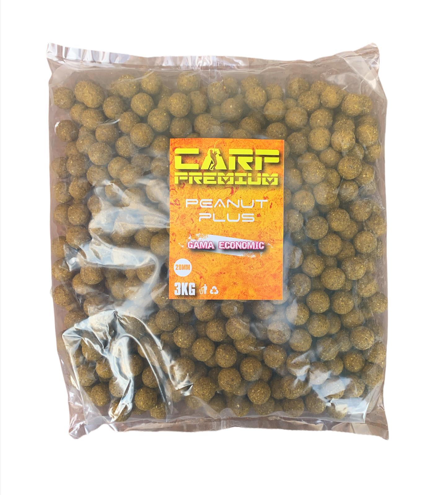 CARP PREMIUM Boilies Gama Economic Peanut Plus 3kg