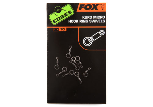 FOX EDGES KURO MICRO HOOK RING SWIVELS