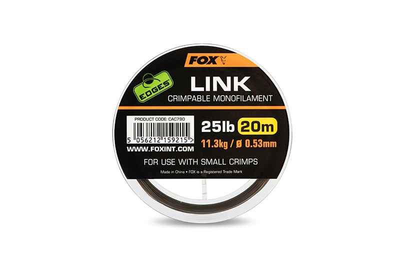 FOX EDGES LINK TRANS KHAKI MONO 25LB 0,53mm