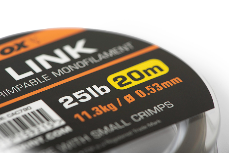 FOX EDGES LINK TRANS KHAKI MONO 25LB 0,53mm - Imagen 2