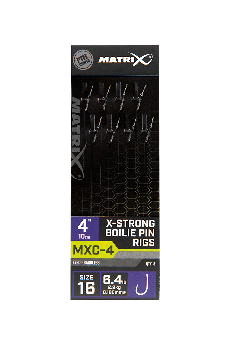 MATRIX MXC-4 X-Strong Boilie Pin 10cm size 16 0.18mm
