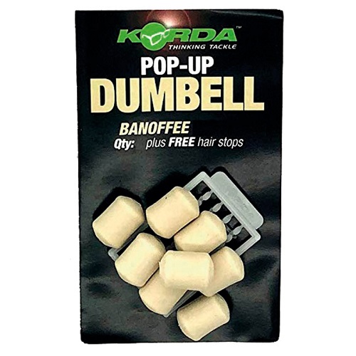 KORDA Pop ups Dumbells Banoffee 16mm