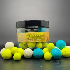 CARP PREMIUM Pop Ups Coco Miel 12-15mm y dumbells