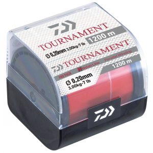 DAIWA Monofilamento Tournament 0,23mm 4,7kg 10lb 1200 m Rojo