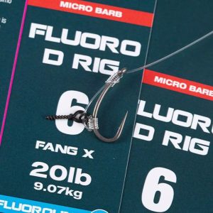 NASH FLUORO D RIG SIZE 6 20LB 9.07 KG MICRO BARBED