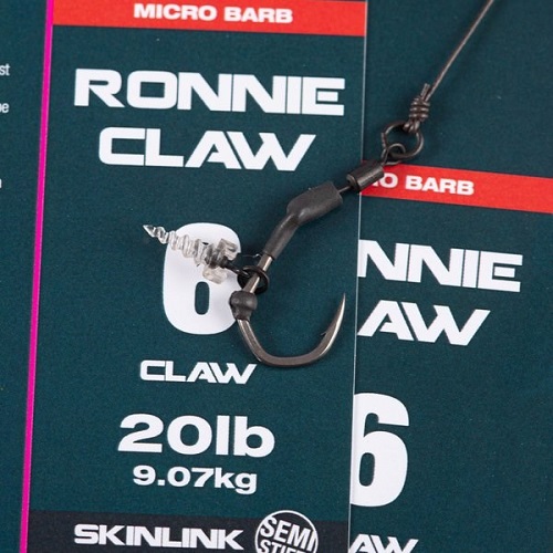 NASH Ronnie Claw 20LB 9.07KG SKLINLINK MICRO BARB SIZE 6