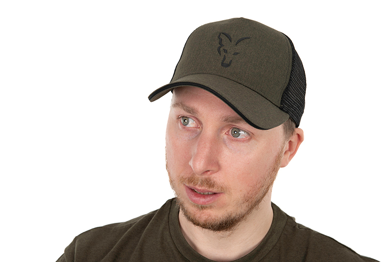 FOX Gorra Rejilla Negra y Verde