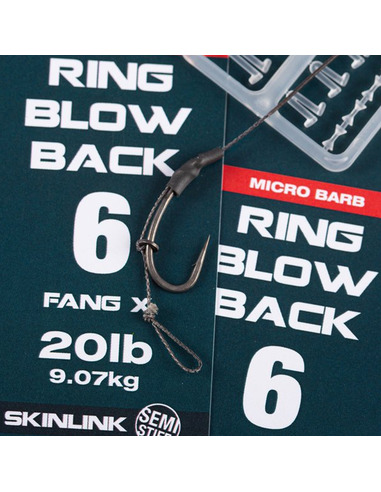 NASH Ring Blow Black Rig Micro Barbed Size 6