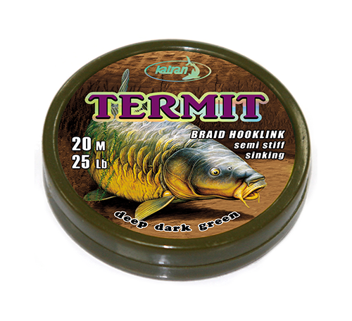 KATRAN Braided Hooklink Termit 25lb 20m