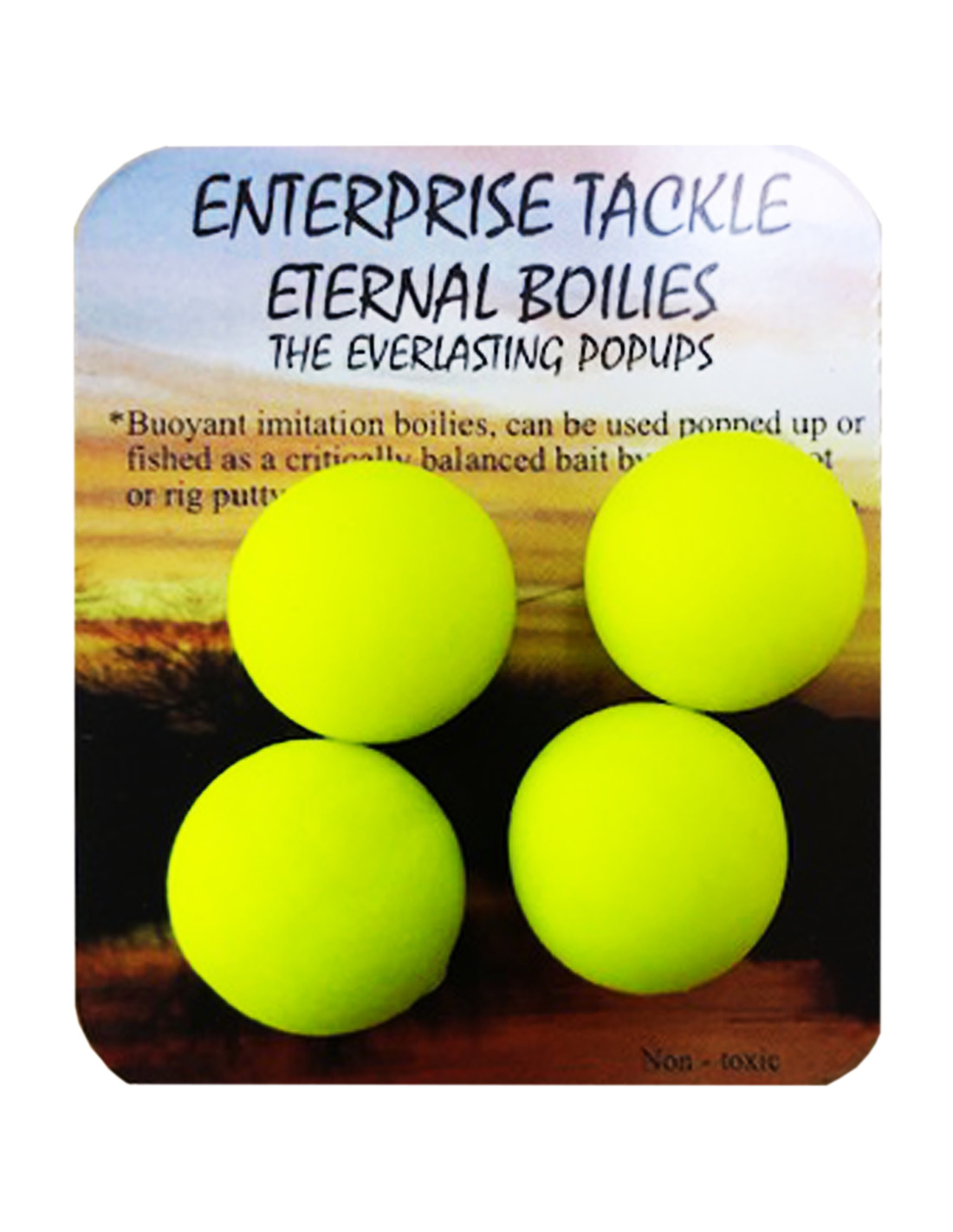 ENTERPRISE Boilie Artificial Amarillo Fluor 18mm