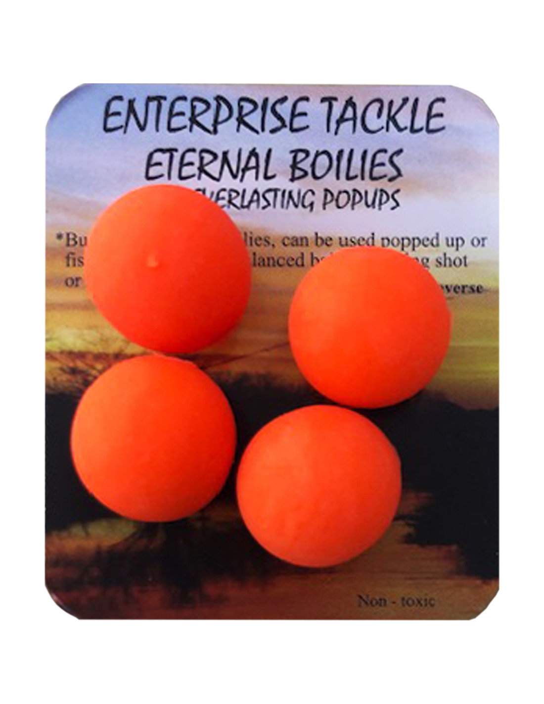 ENTERPRISE Boilie Artificial Naranja Fluor 18mm